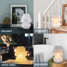 Load image into Gallery viewer, Battery Operated Table Lamps Timer, Cordless Lamp with LED Bulb for Power Outage, Mushroom Lamp for Area No Plug, Decorative Lamp for Tabletop/Corner/Entryway/Stairway/Bathroom/Fireplace(Cloud)
